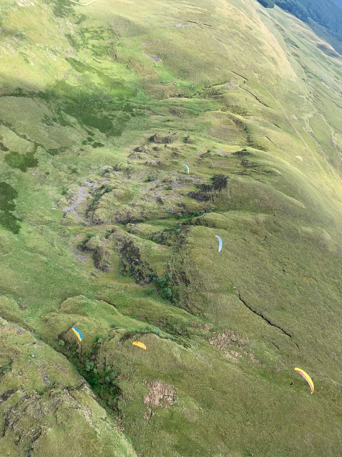 Gleitschirmfliegen in England